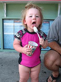 samantha & water ice